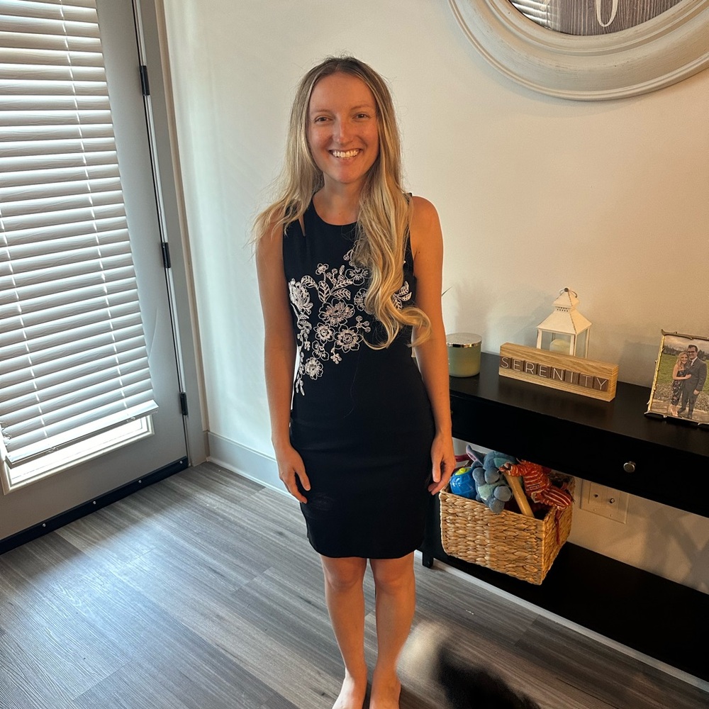 Black work dress